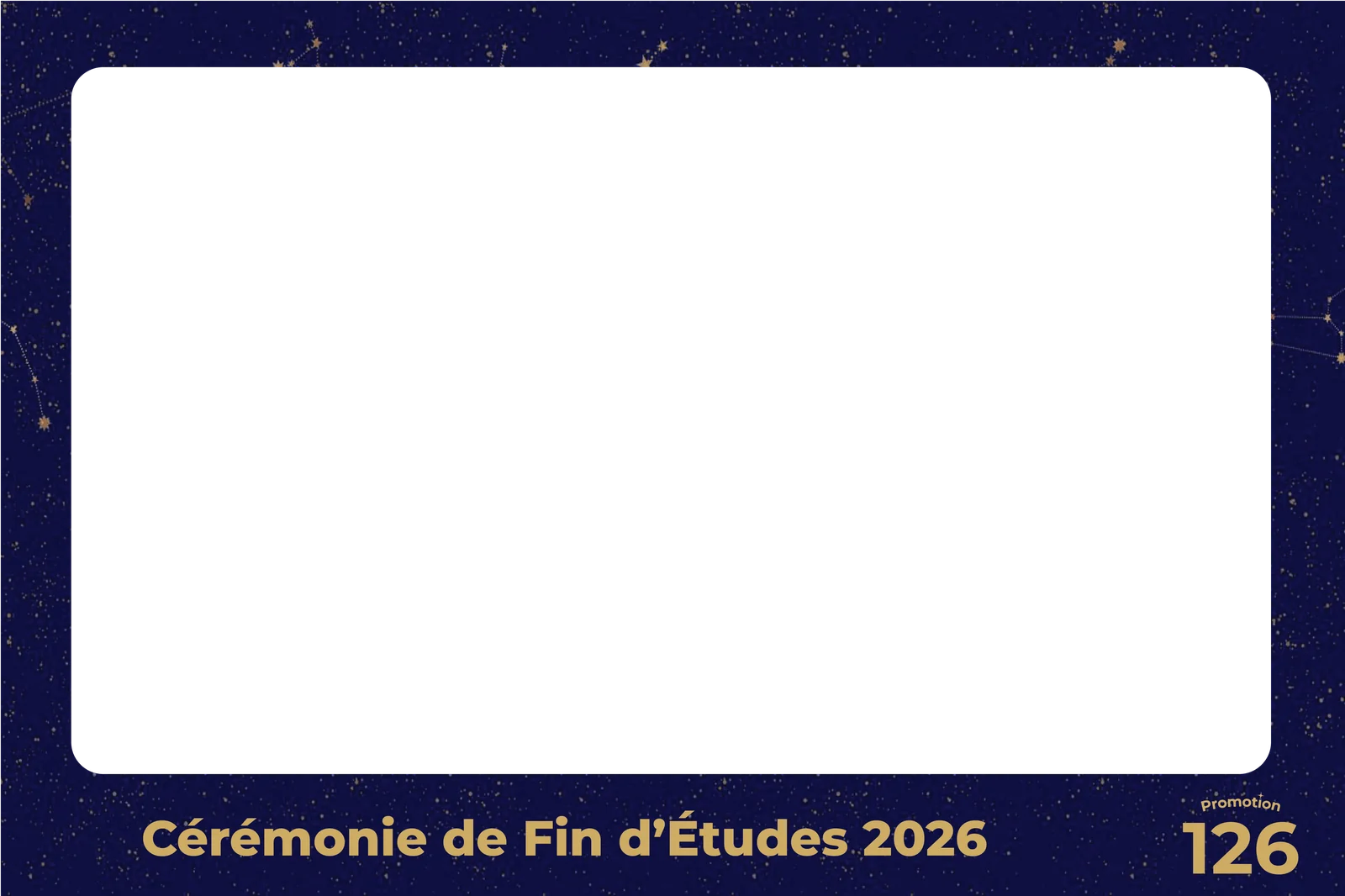 Event overlay for Cérémonie de Fin d’Études 2026